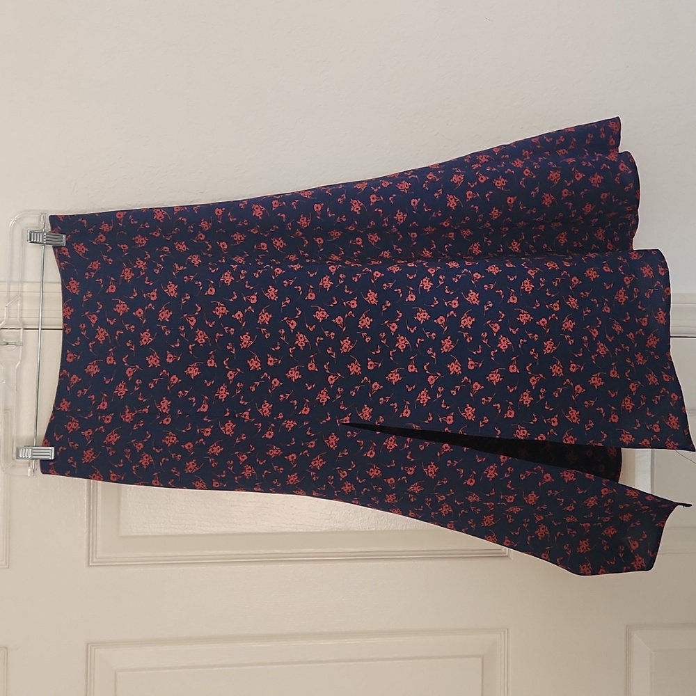 Abound High Waist Midi Side Slit Floral Skirt